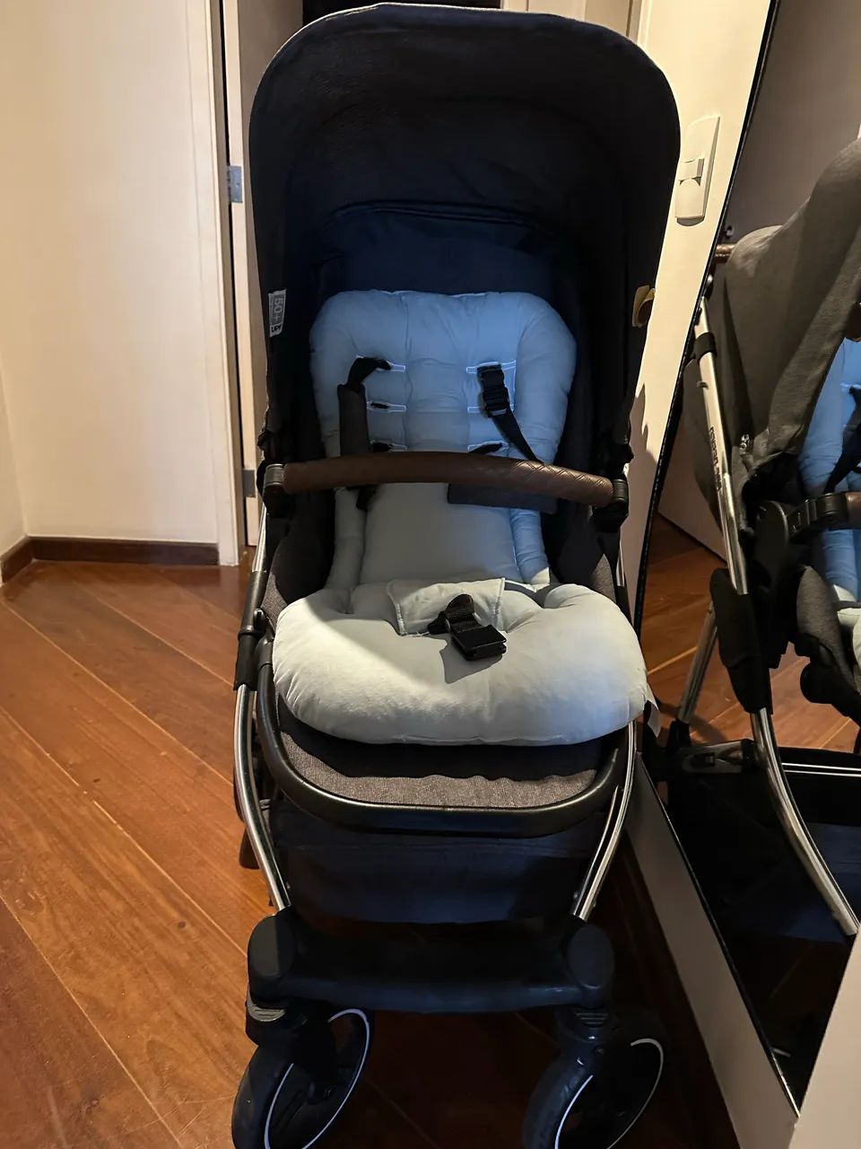 Kit Carrinho de bebê + Moisés + bebê conforto - Foto 4