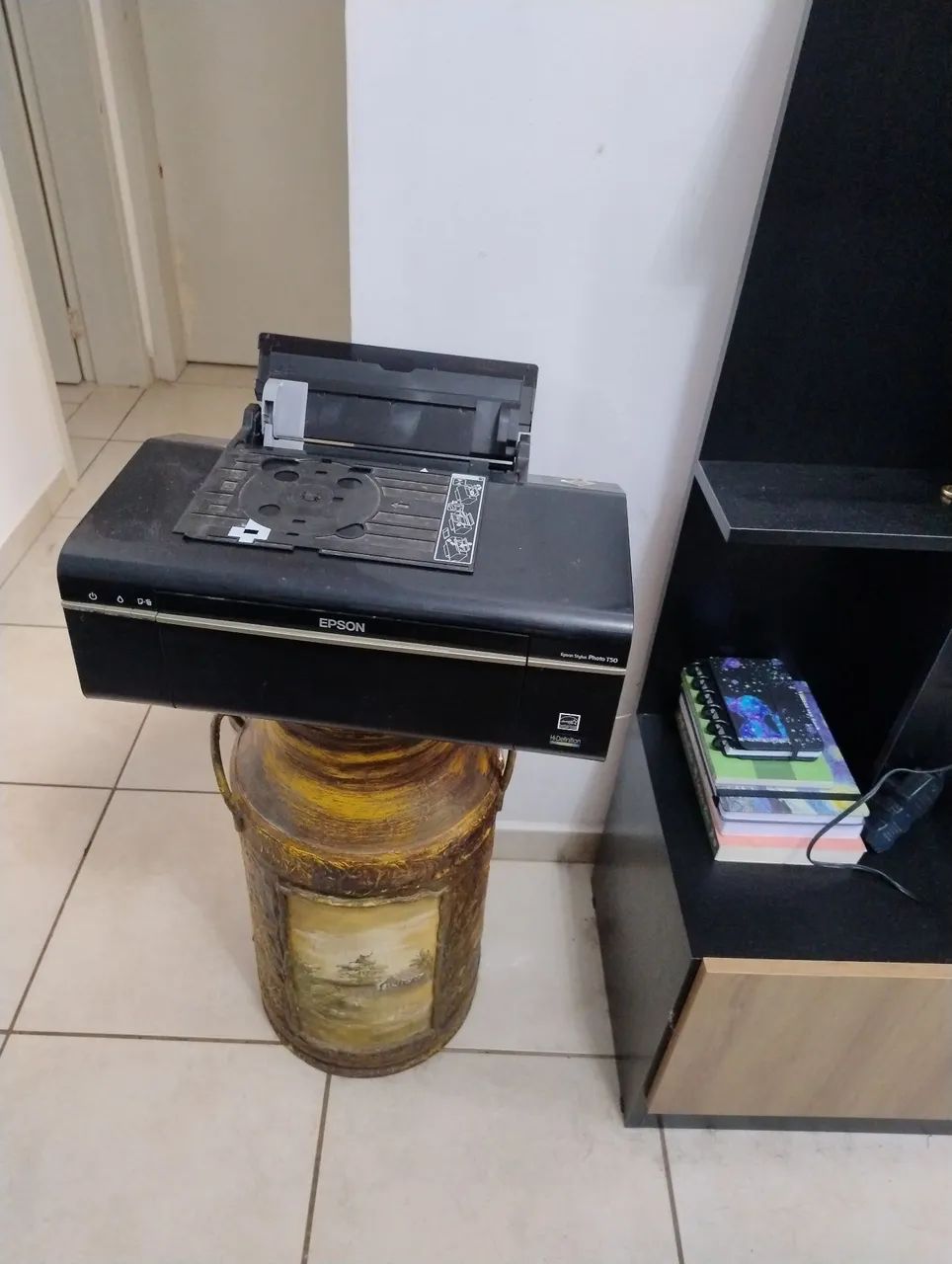 Impressora HD, imprime CD