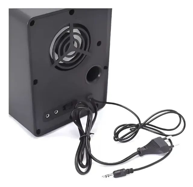 Caixa Som Mini Subwoofer 2.1 para Pc Notebook - Knup - Foto 3