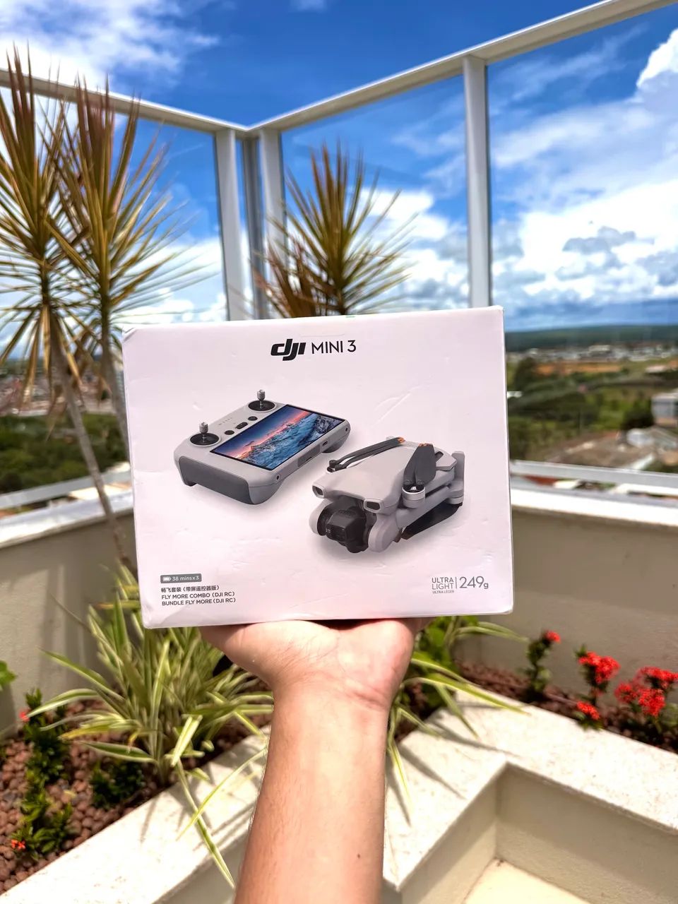 DRONE DJI MINI 3 - COMBO FLY MORE - LACRADO - COM TELA - Foto 4