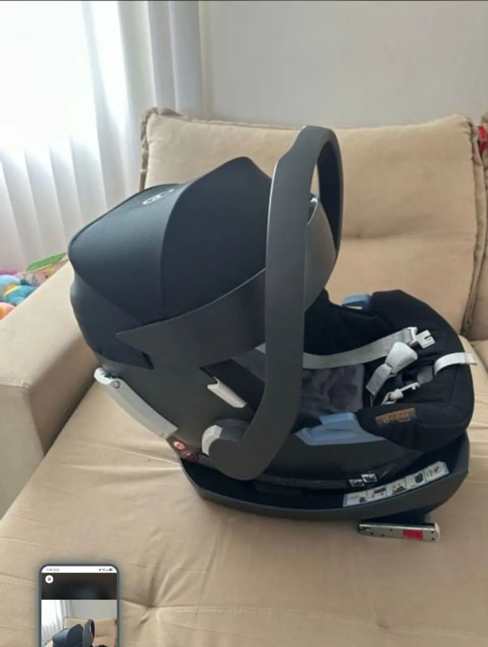 Bebê Conforto Cybex Aton com Base ISOFIX 2-fix - Foto 5