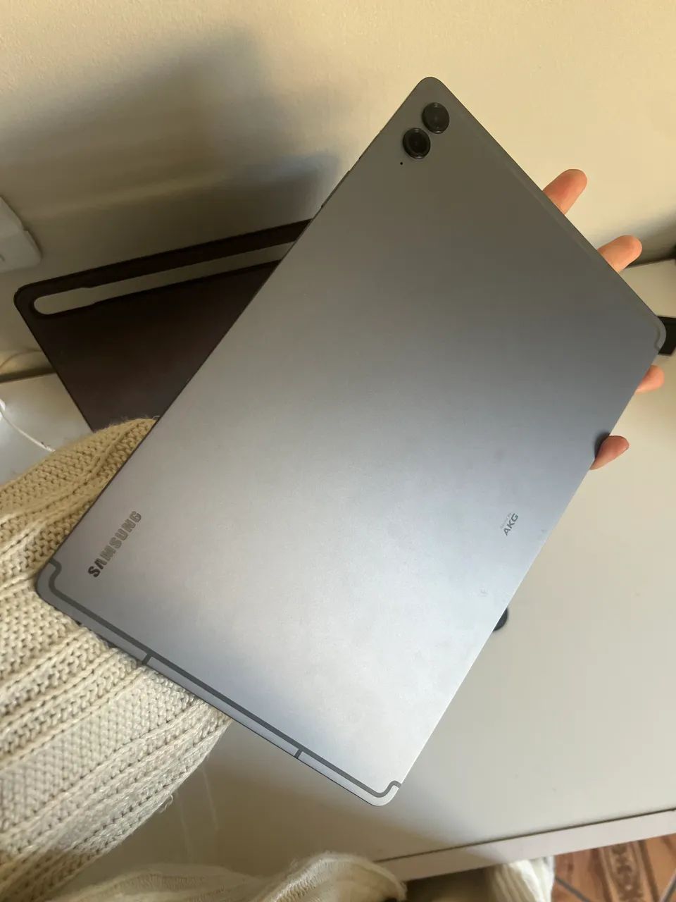 tablet Samsung S9 FE + quase novo com caixa - Foto 4