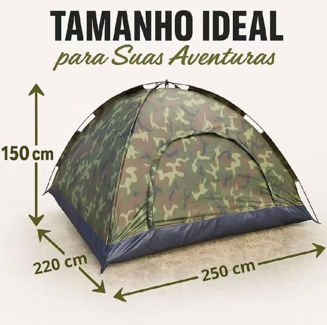 Barraca 6 lugares camuflada - Foto 2
