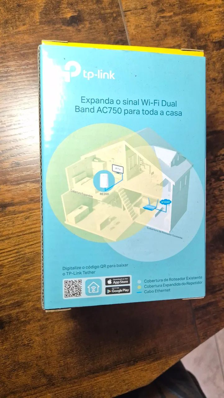 Repetidor de sinal Wi-Fi AC750 RE200 TP-LINK