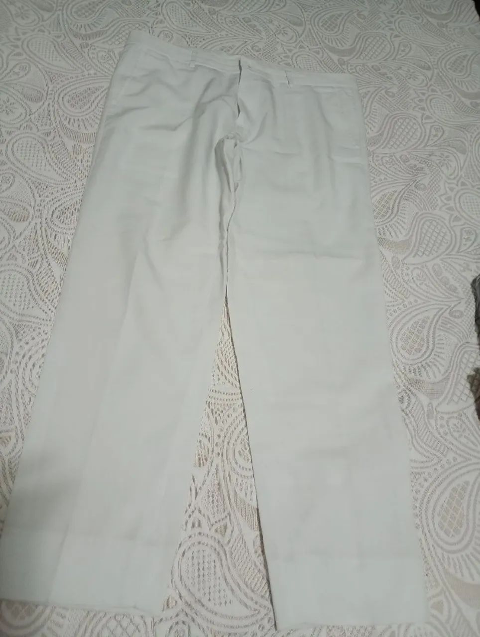 Calça branca masculina