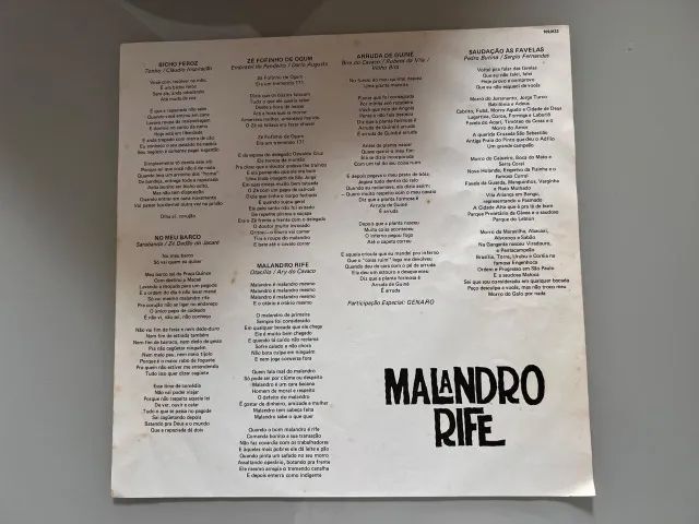 Disco vinil lp Bezerra da Silva Malandro Rife - Foto 4