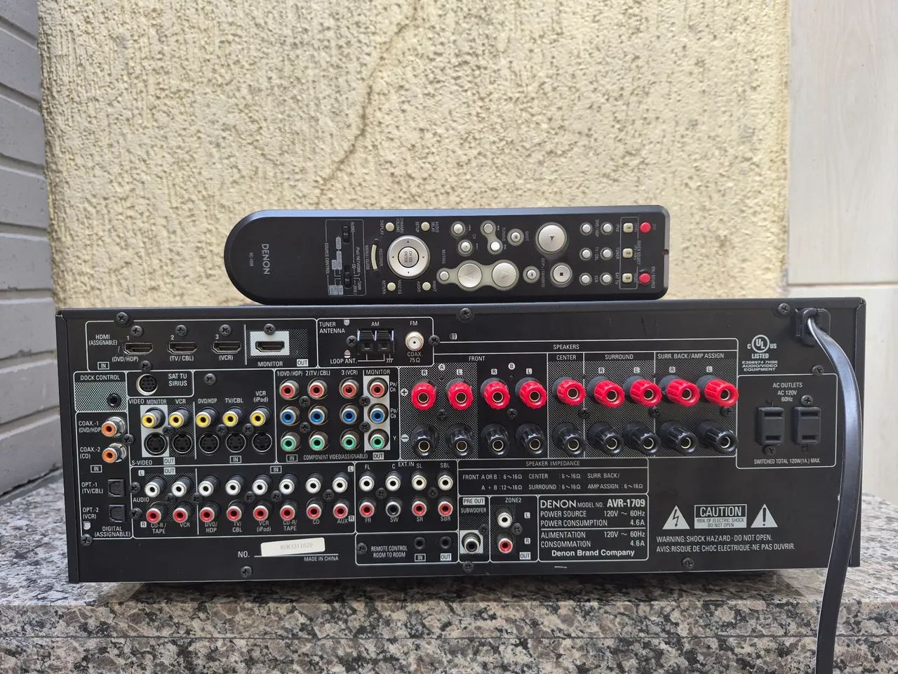 Receiver denon avr.1709  - Foto 4