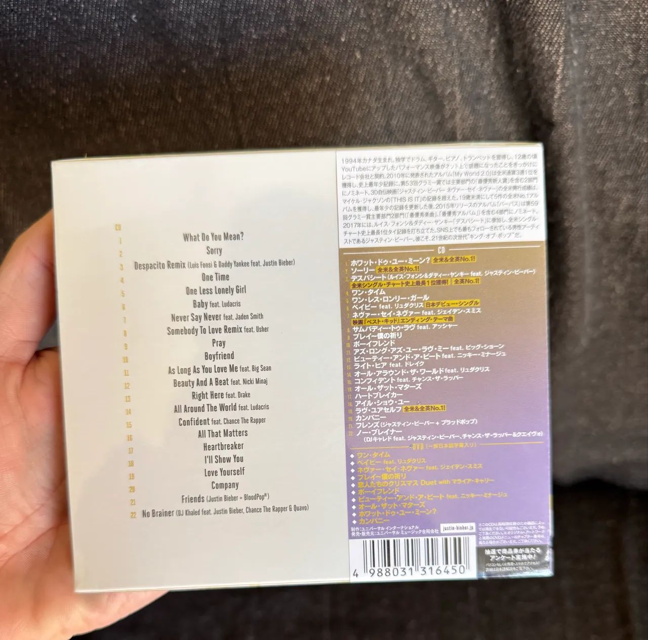 Cd Justin Bieber The Best CD+DVD  Limited Edition - Foto 2
