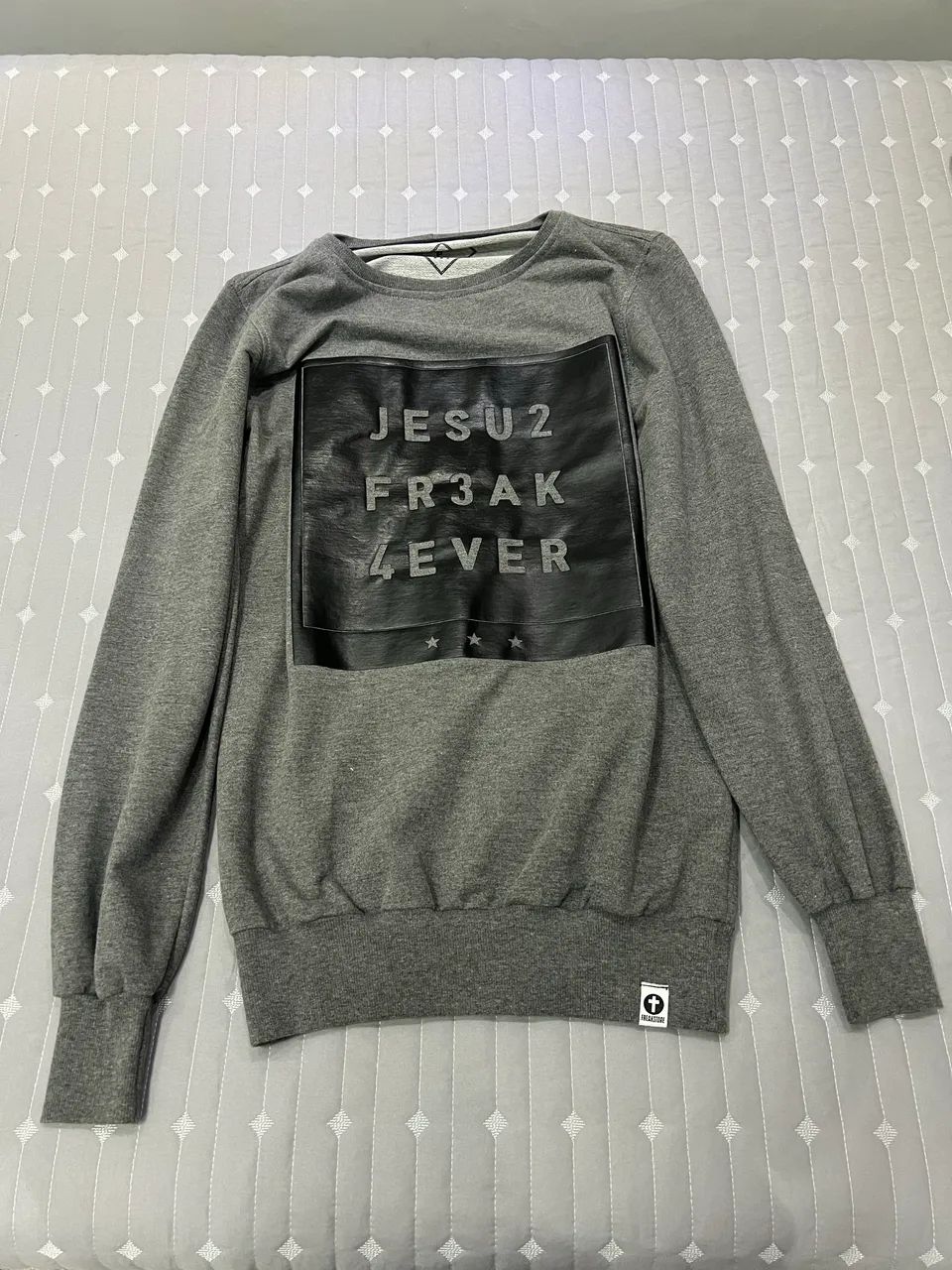 Camisa Moleton Cinza - Freak Store - Foto 2