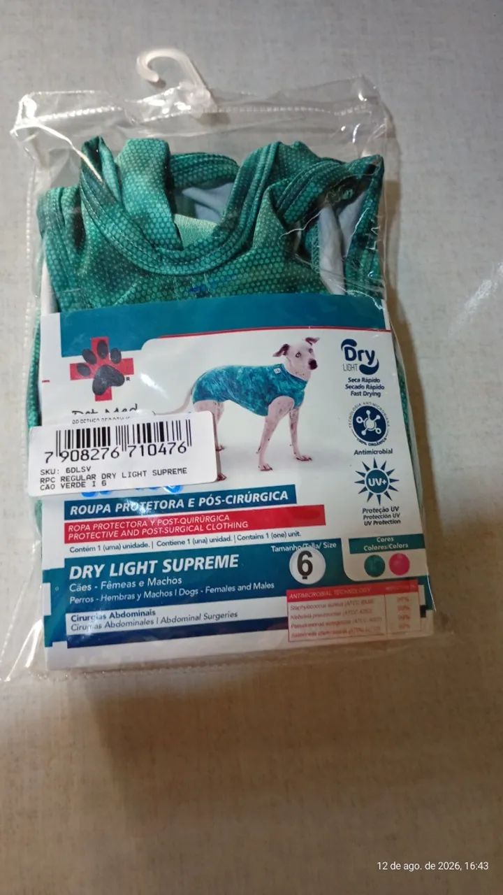 Vendo Roupa Pós Operatória e Protetora Canina - Foto 3