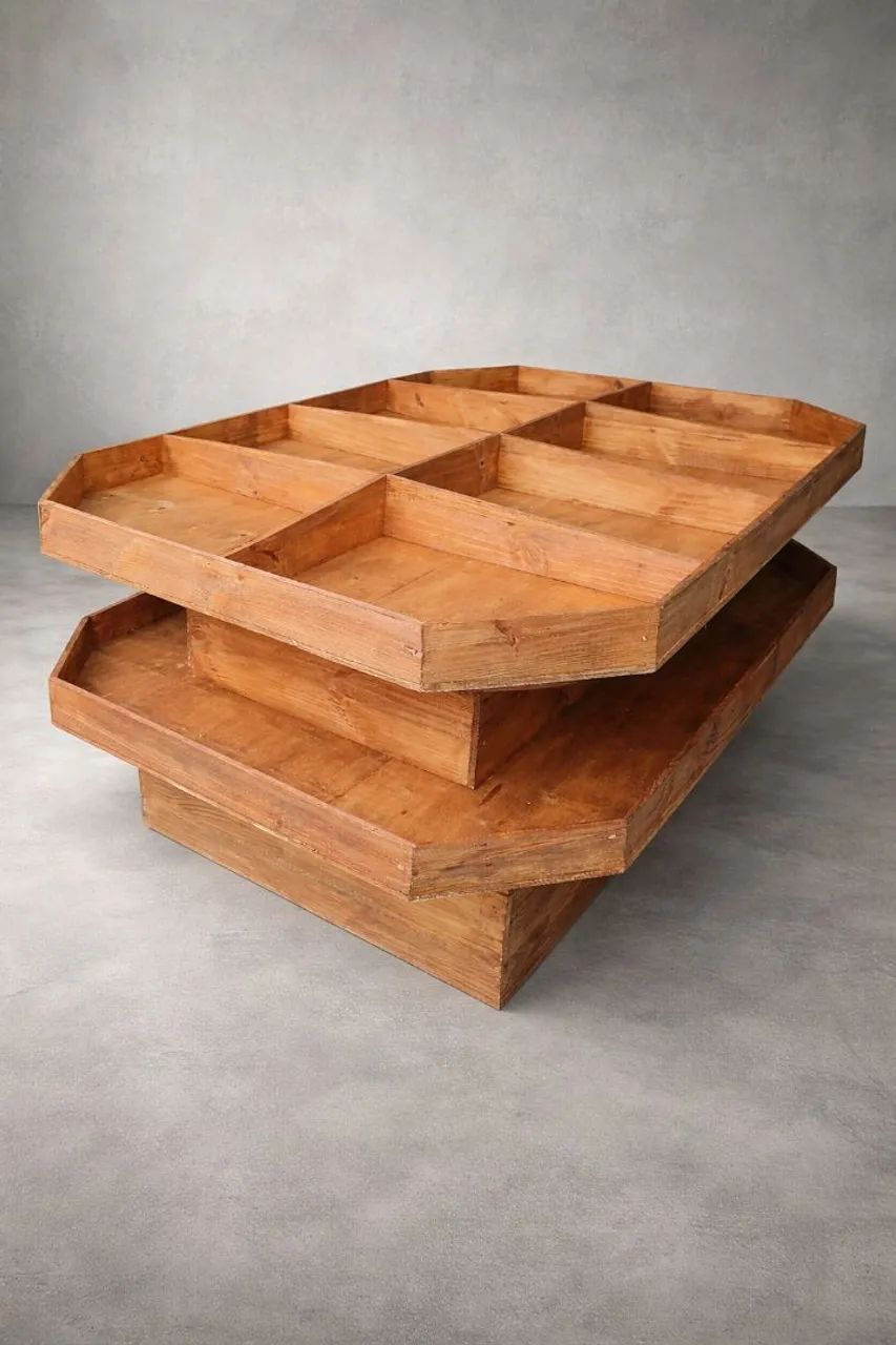 Expositor de Hortifruti de Madeira 