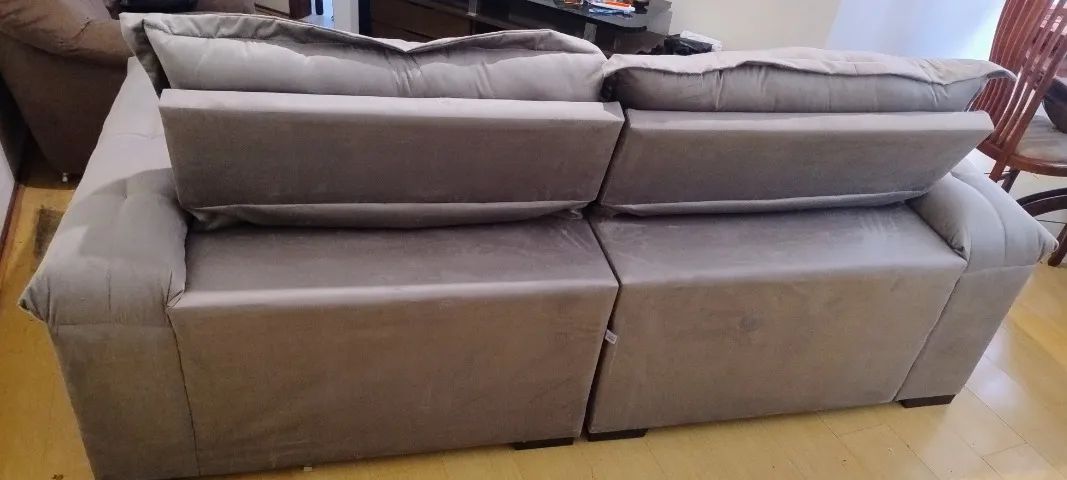 Sofá-cama Bipartido 262 cm - Novo - Foto 5