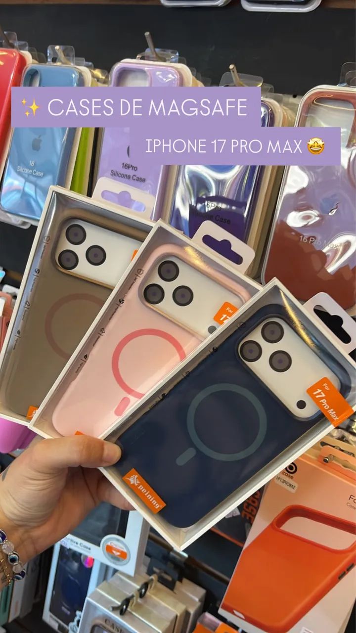 Cases De MagSafe para iPhone 17 Pro Max 