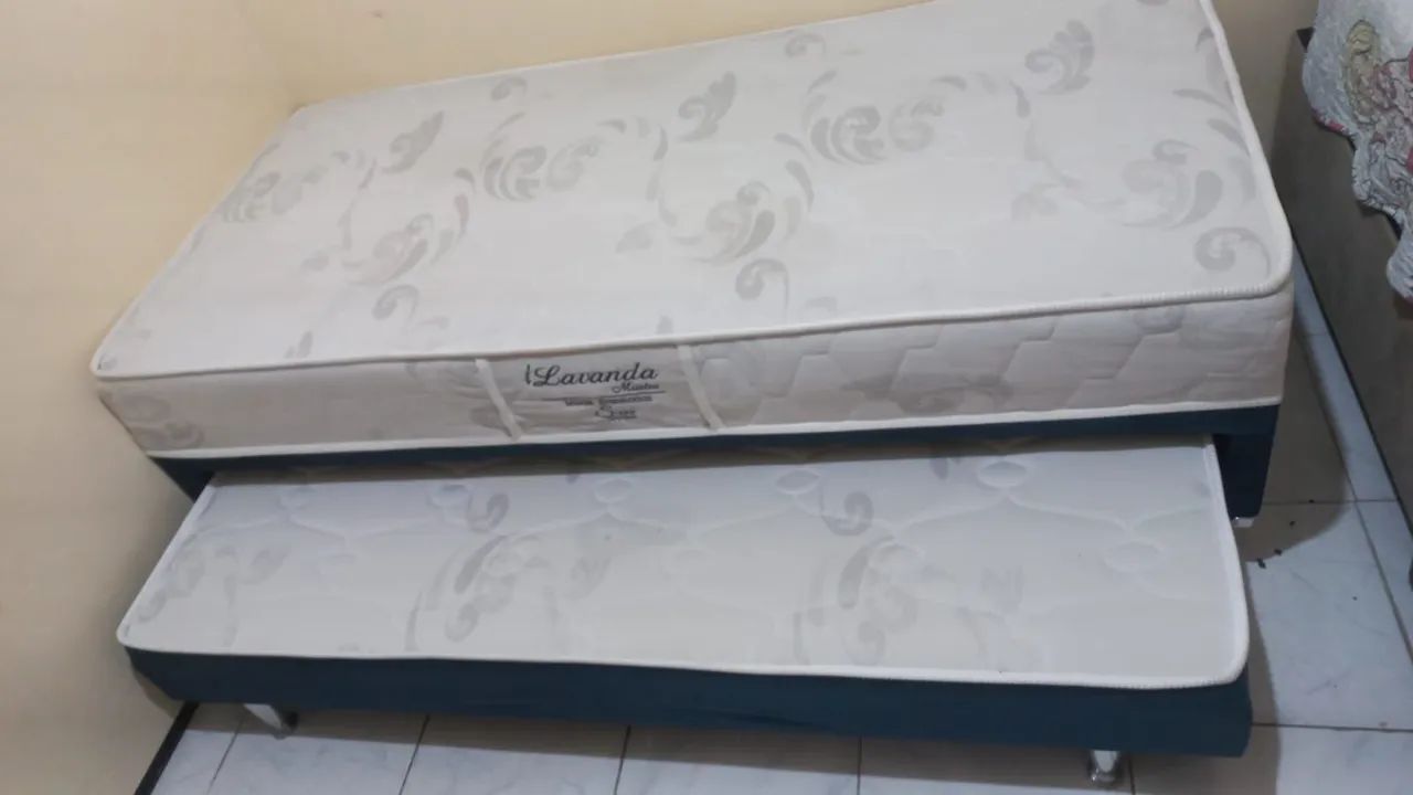 Cama Box Conjulgada,Pouco Tempo De Uso. - Foto 4