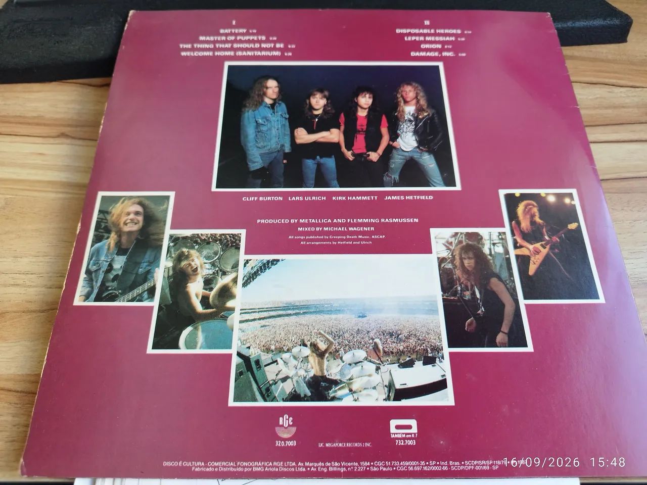 LP Metallica - Master of puppets  - Foto 2