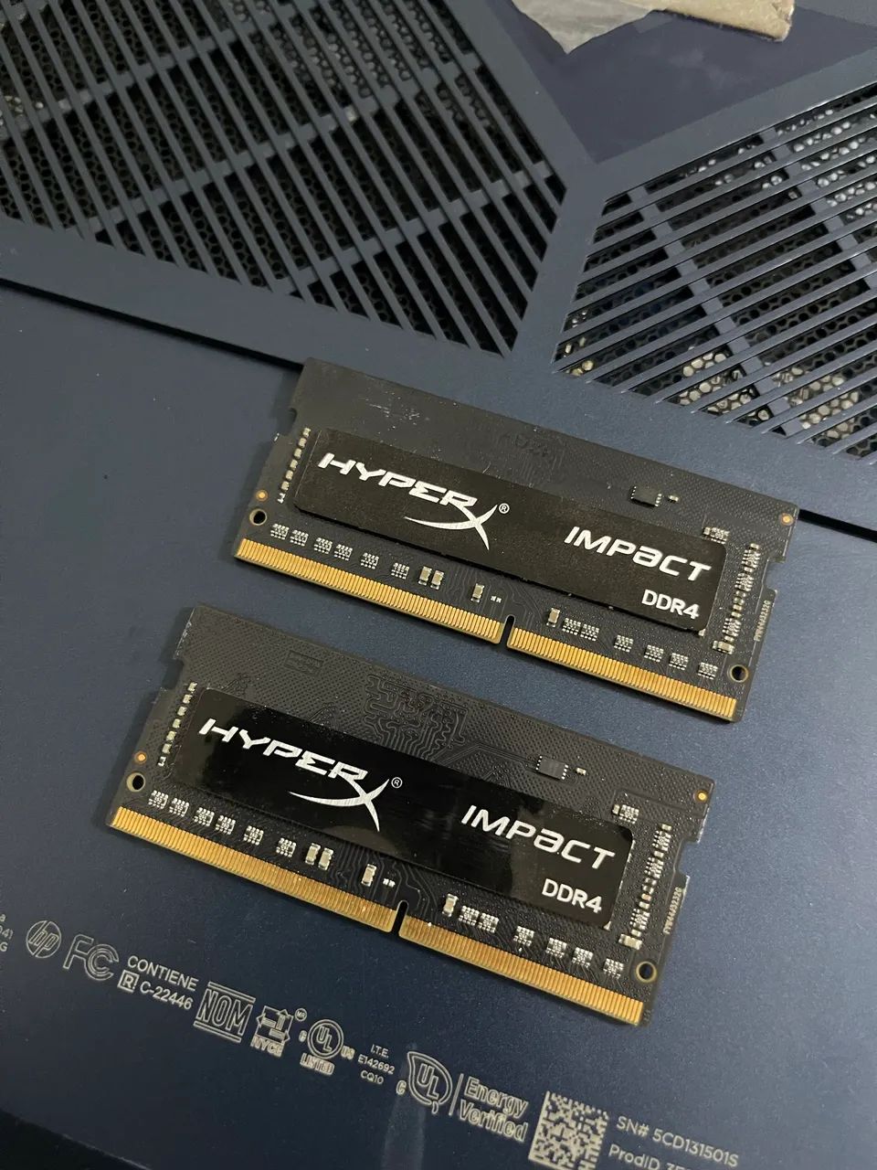 2 Memória HyperX Impact Kingston 32GB 3200Mhz Notebook