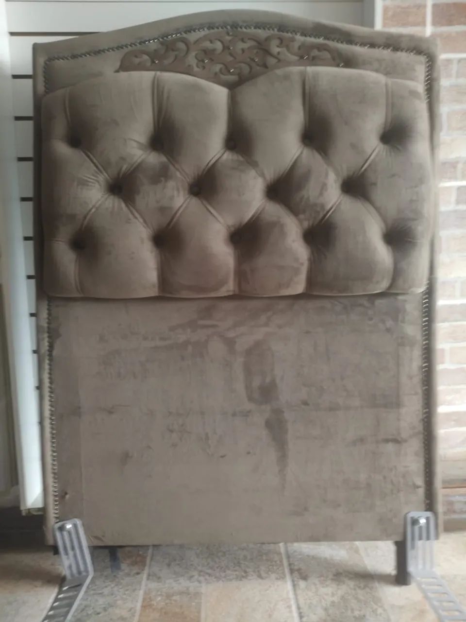 Box cama de solteiro com baú, incluido colchão e cabeceira. - Foto 3
