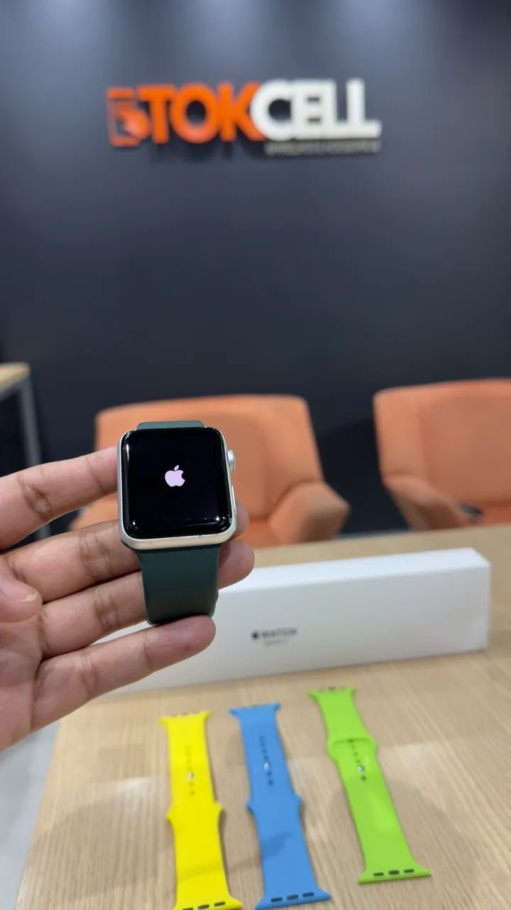 Apple Watch Séries 3 GPS 42mm Silver Seminovo Garantia Loja Física