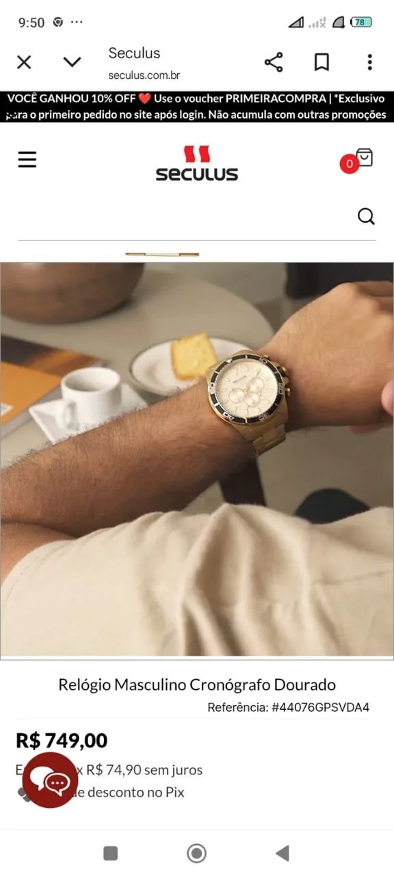 Relógio Original SECULUS Grande  - Foto 4