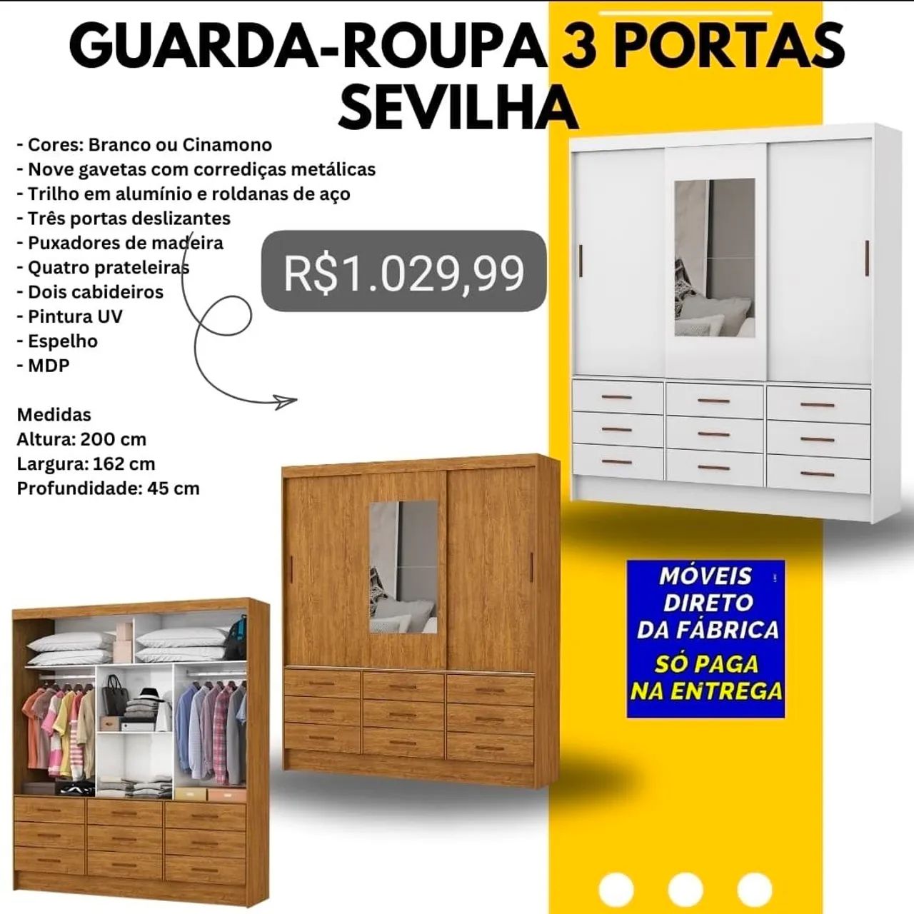 PROMOÇÃO GUARDA ROUPAS  - Foto 4