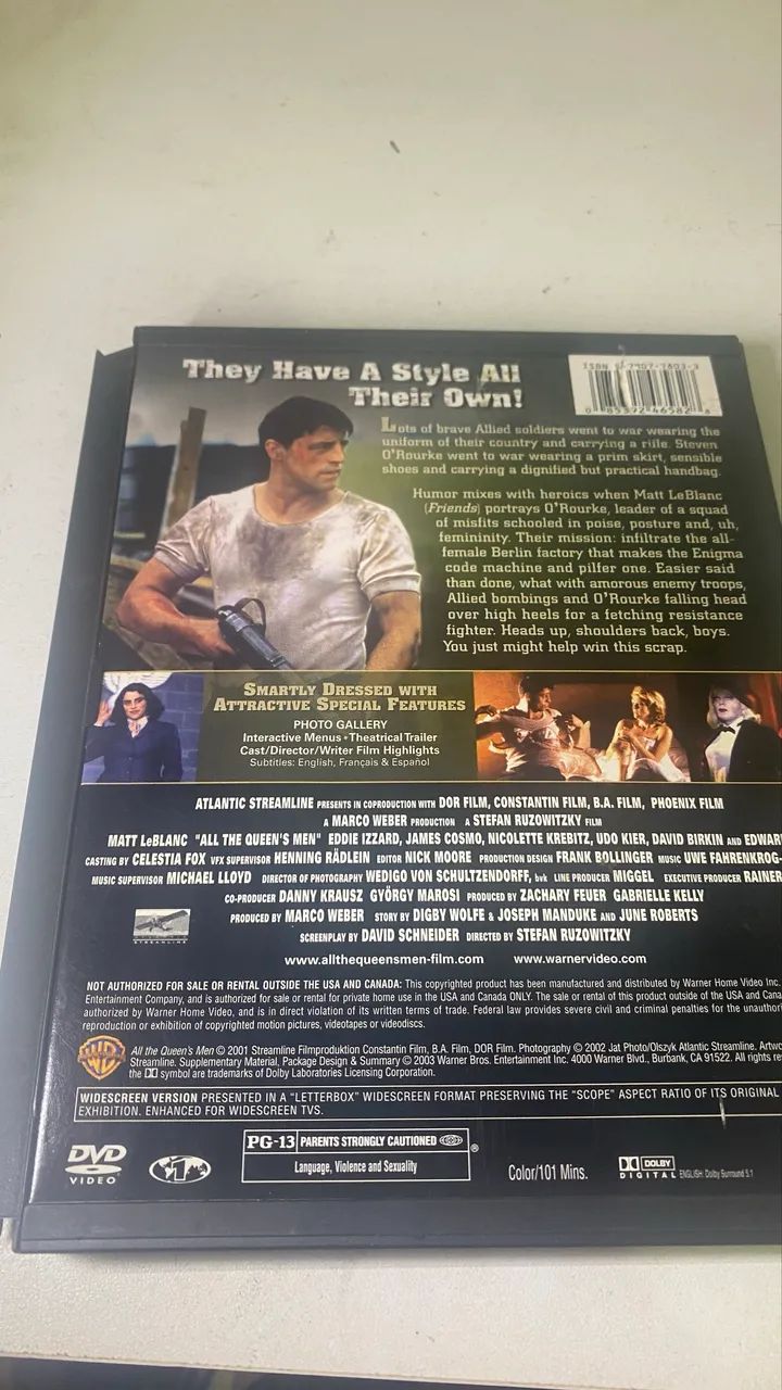 All the Queen's Men - matt leblanc Friends dvd importado  - Foto 2