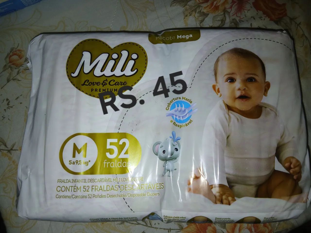 Fralda Marca Mili tamanho P/M - Foto 4