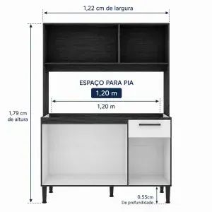 Armário de Cozinha Marta para Pia ! - Foto 2