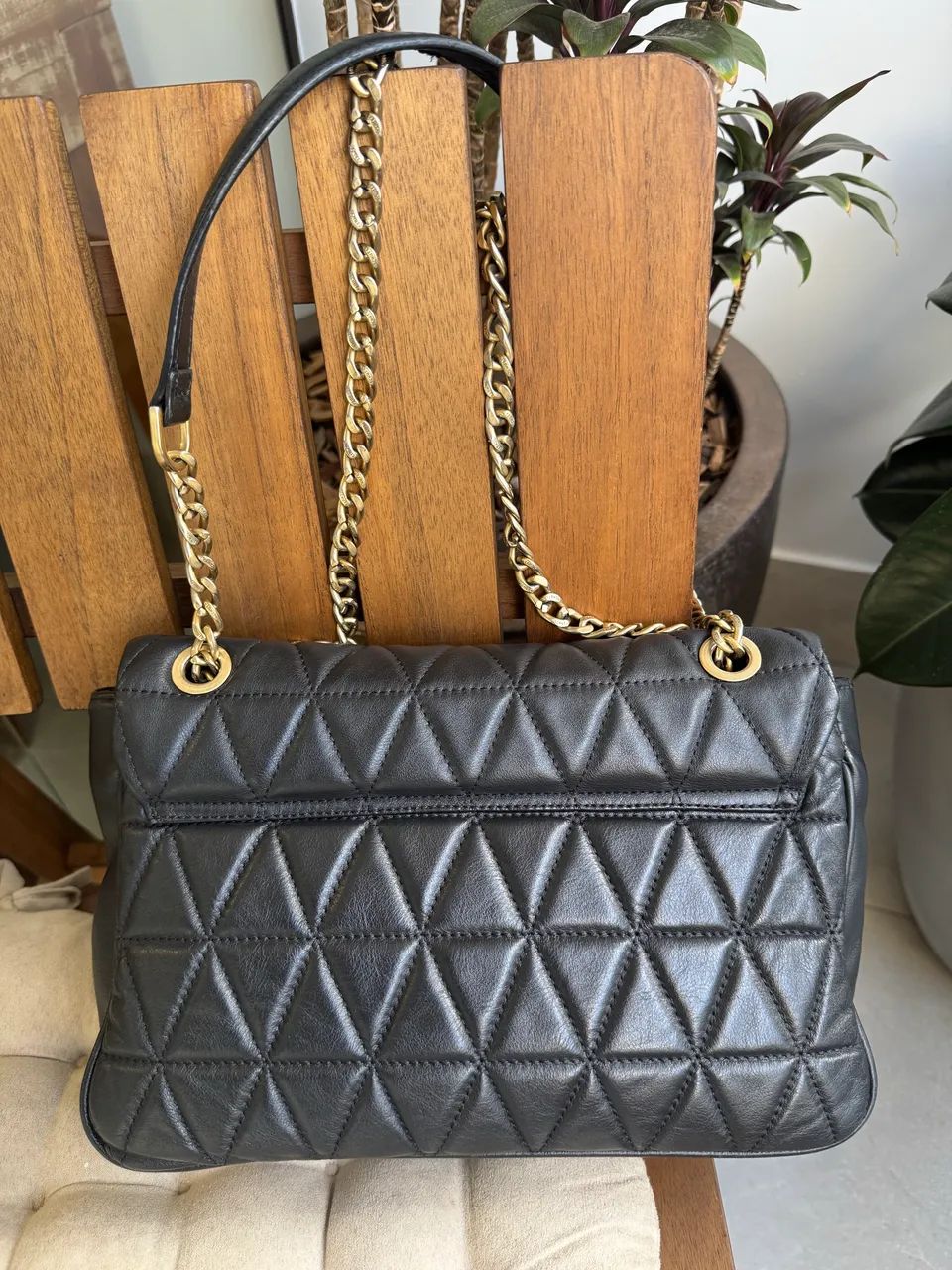 Bolsa Schutz Premium Triangle em Couro Legítimo | Original | Dust Bag - Foto 4