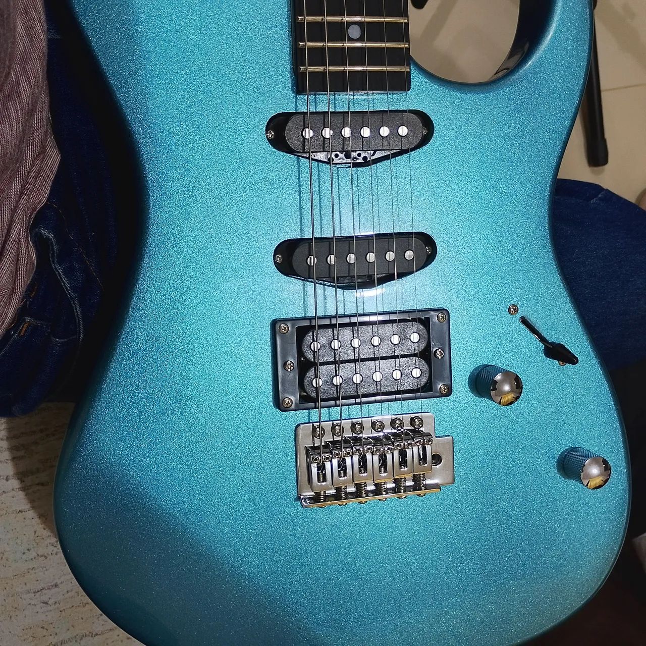 Guitarra Tagima Tg 510 - azul metálico  - Foto 2