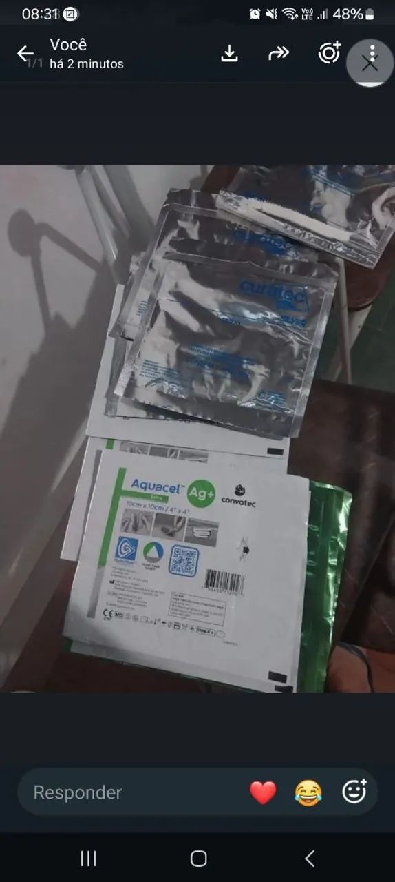 Placas para curativo