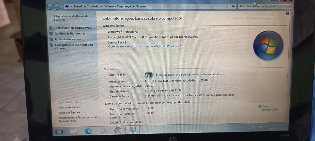 Notebook hp mini,netebook DDR2 funcionando leia - Foto 5
