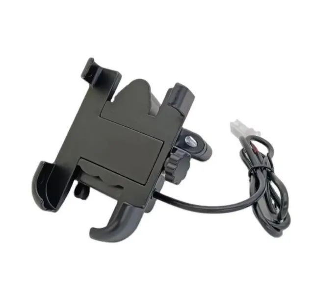 Suporte de celular para moto e bicicleta universal com carregamento USB