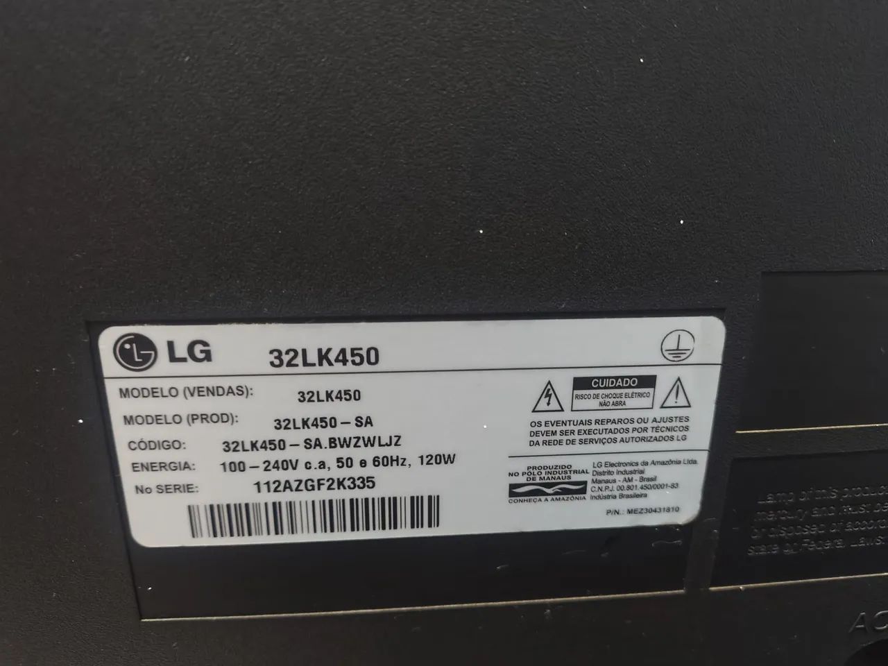 TV LG 32 polegadas 
