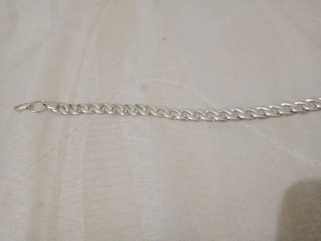 Pulseira de banhada a prata aceito trocas - Foto 2
