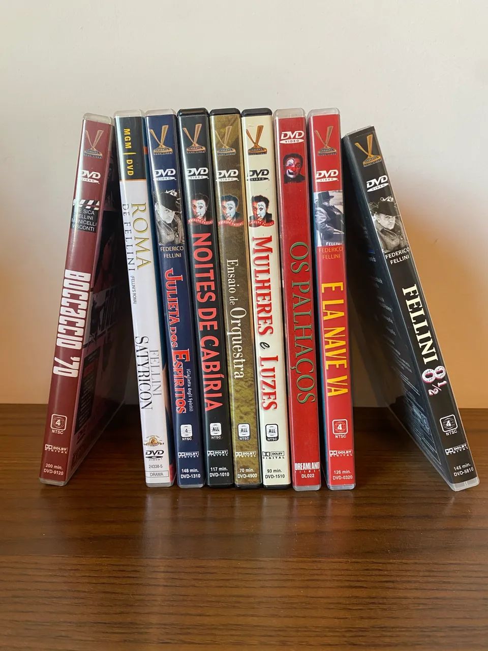 Lote Raro Federico Fellini DVD - 8½ + Edições de Colecionador