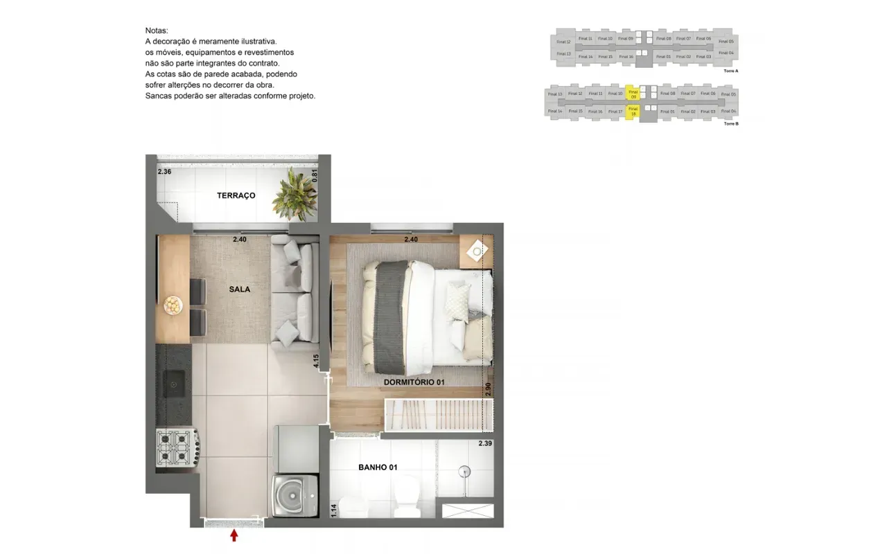PLANTA 25m²
