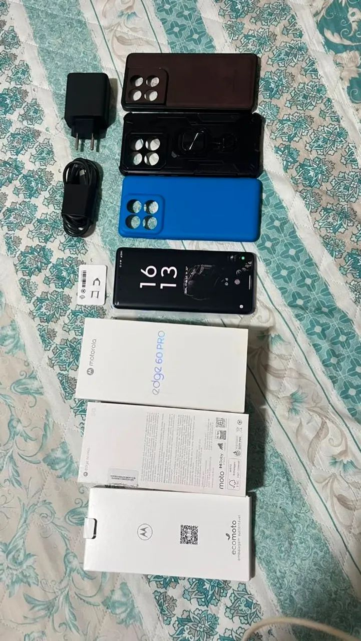 EDGE 60 PRO 12/256 COMPLETO COM CAIXA - Foto 3