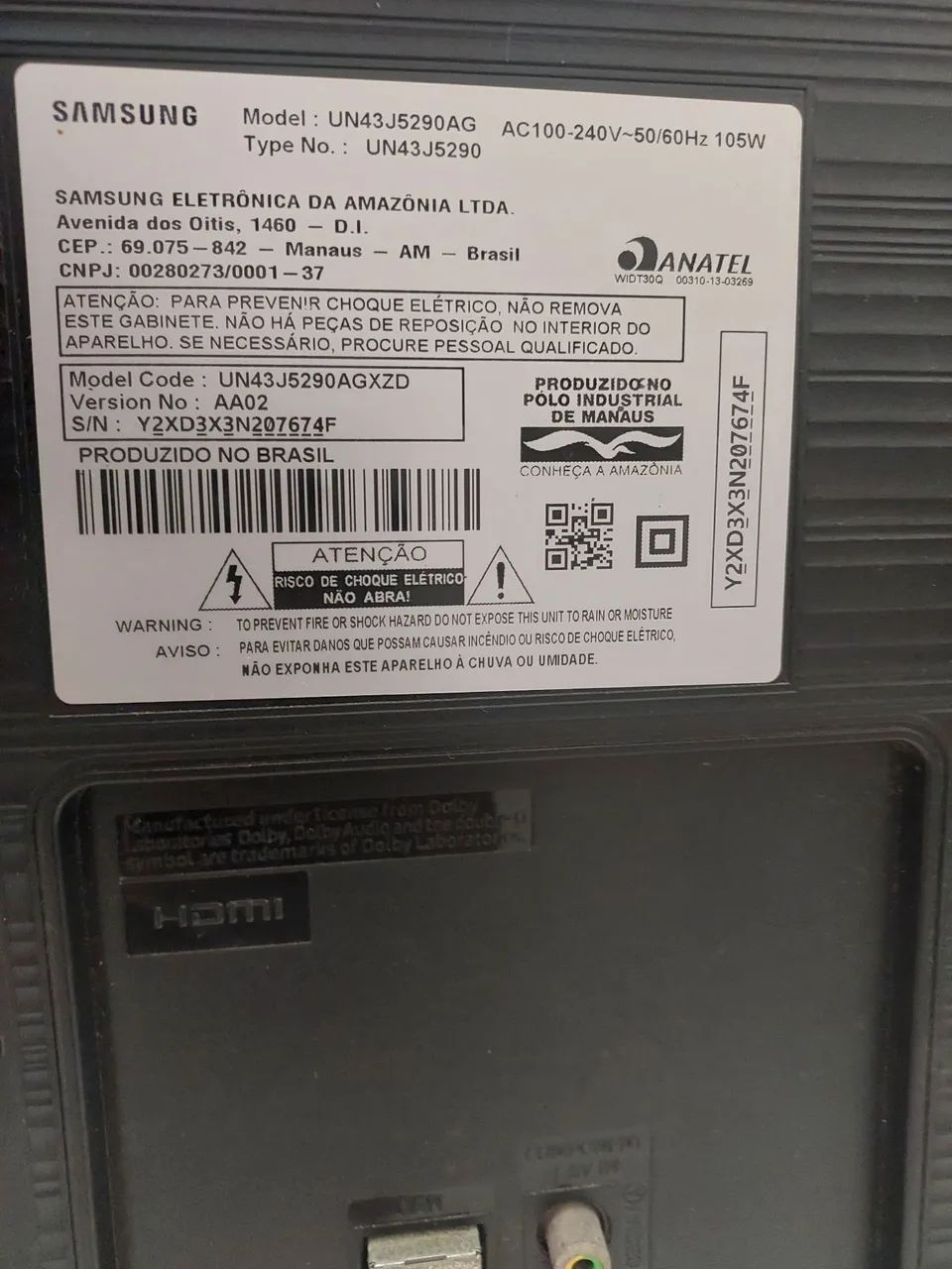 TV Samsung 43' - Foto 2