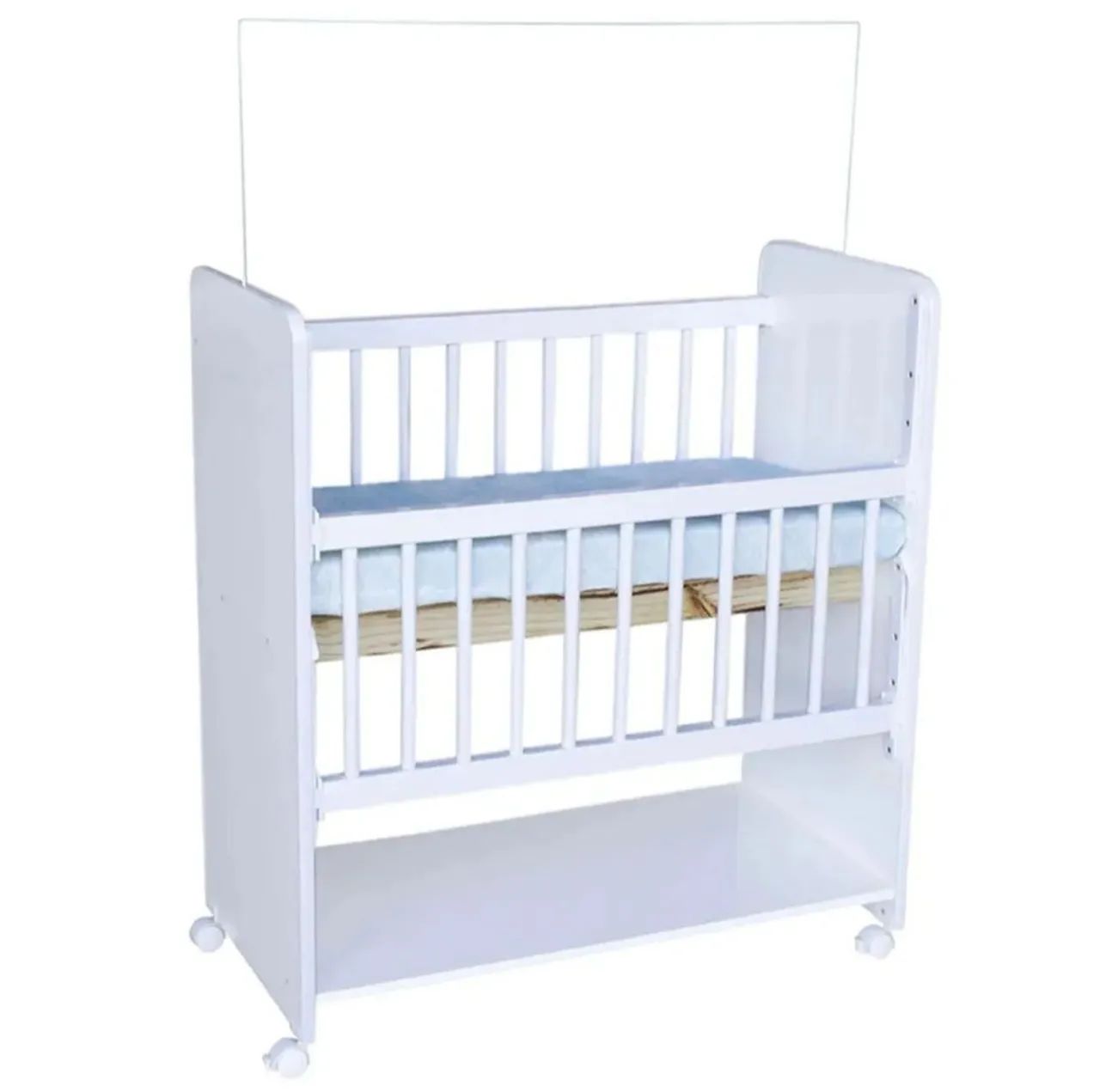 Mini berço com grade regulável 