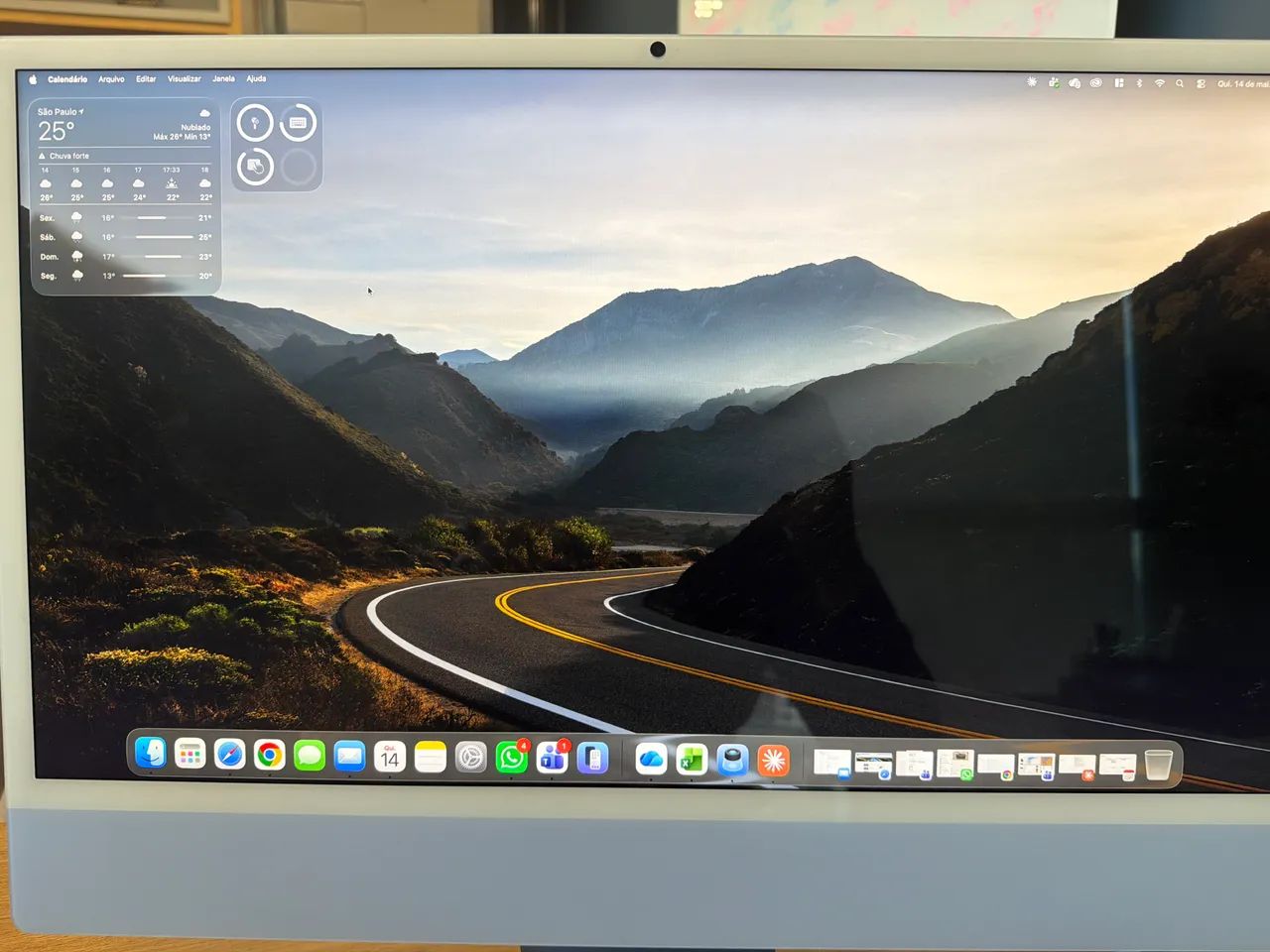 iMac M4 512GB 24GB Azul - Computadores e Desktops - Perdizes, São
