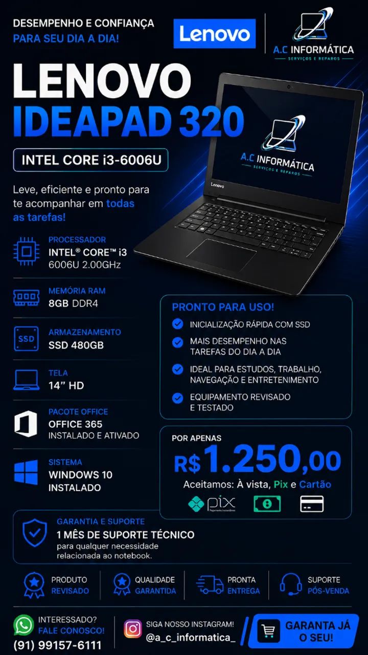 Notebook Lenovo IdeaPad 320