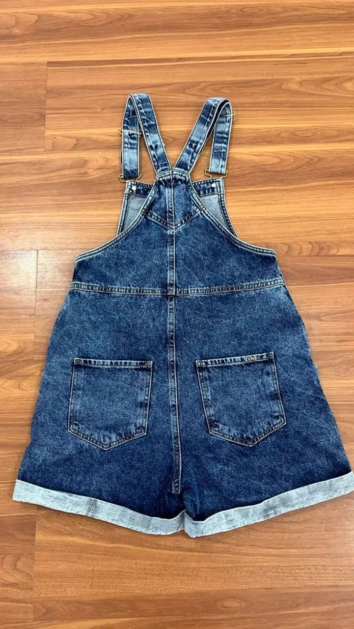 Macacão Jeans novo, P - Foto 2