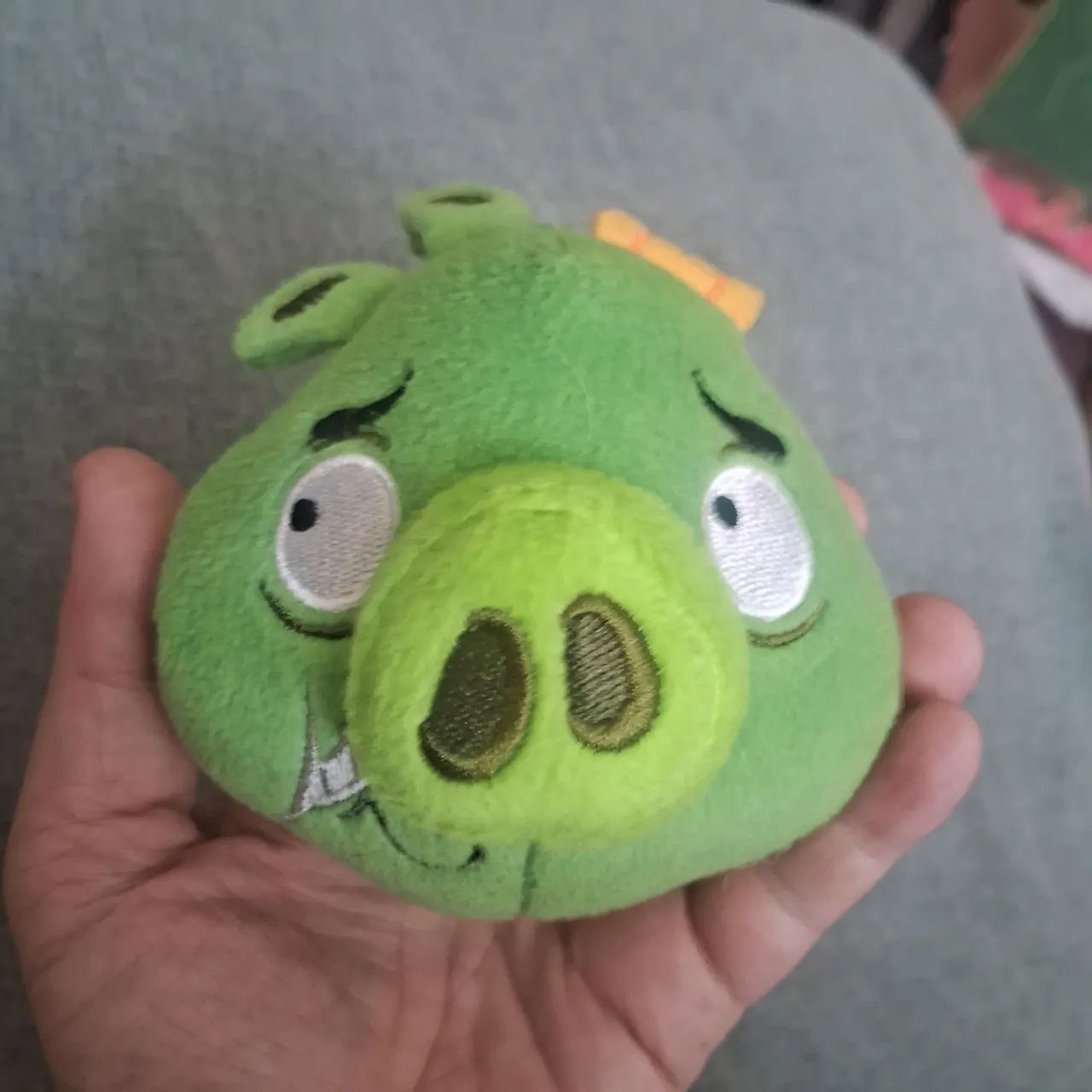 Chaveiro de pelúcia do Angry birds porco coleção 