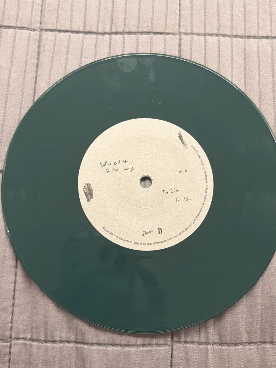 Disco de vinil raro - guitar songs  (Billie elish) - Foto 4