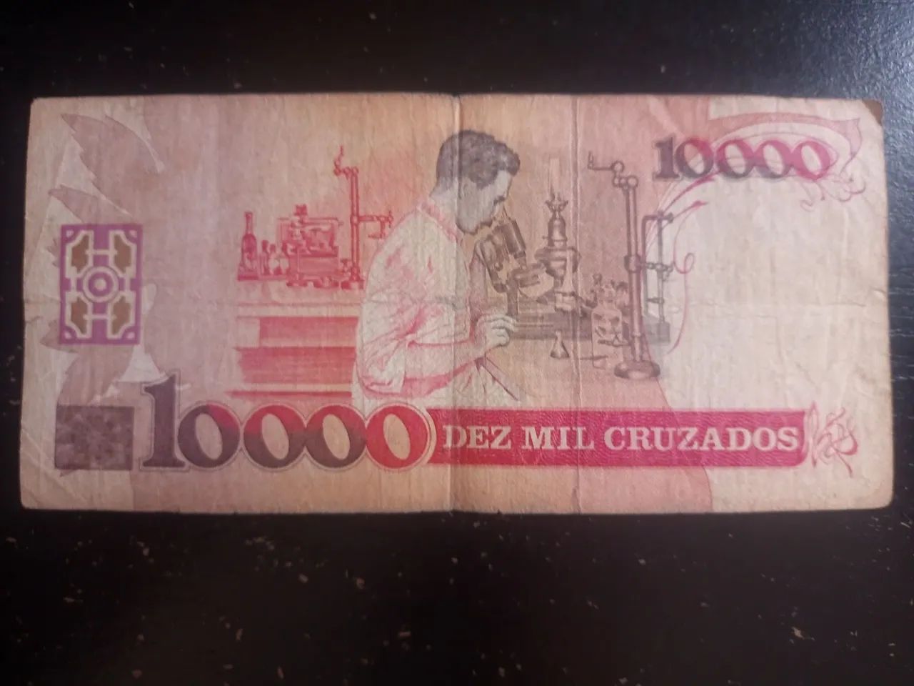 Cédula de 10000 Cruzados - Foto 2