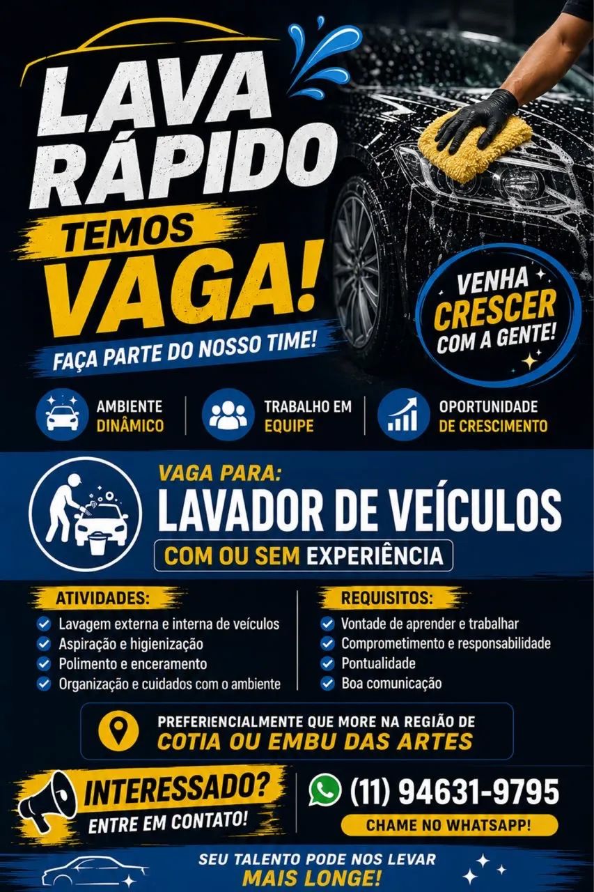 VAGA LAVA RÁPIDO  - Foto 2