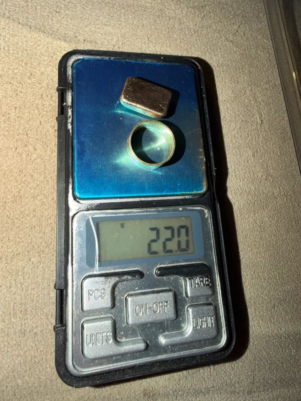 Ouro18k maciço 22g  - Foto 2