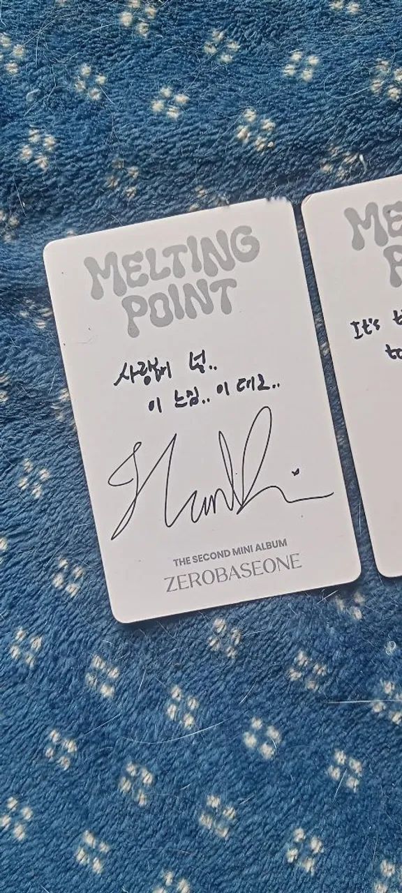 2 photocards regulares do zerobaseone da era de melting point - Foto 2