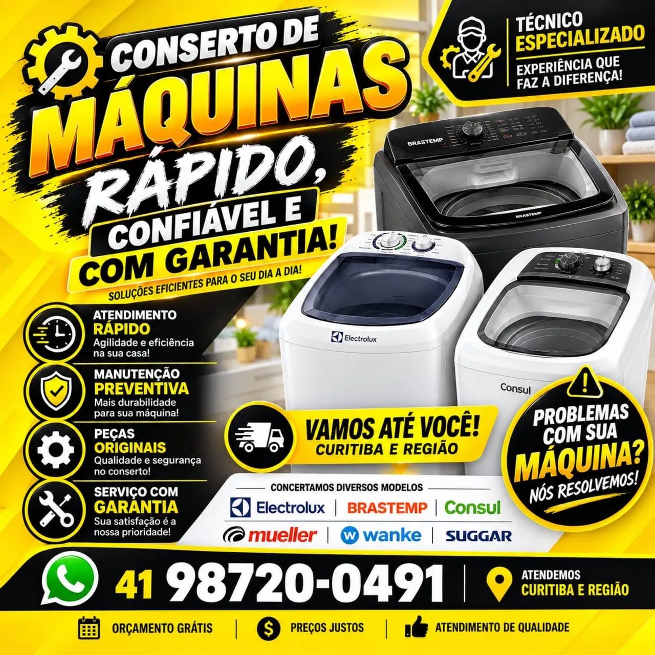 Máquina de lavar 