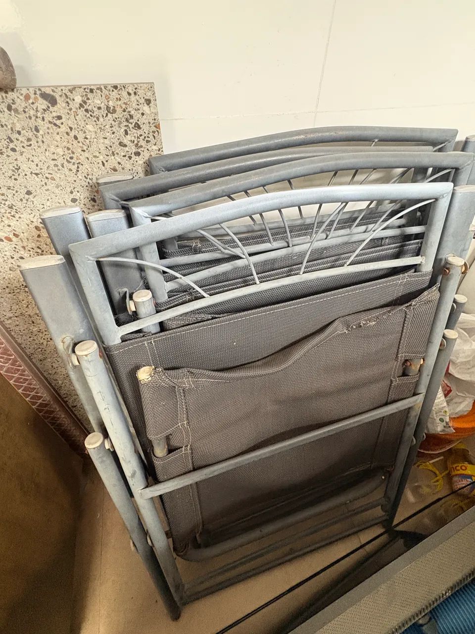 Mesa de jardim ou para área externa com 4 cadeiras - Foto 3